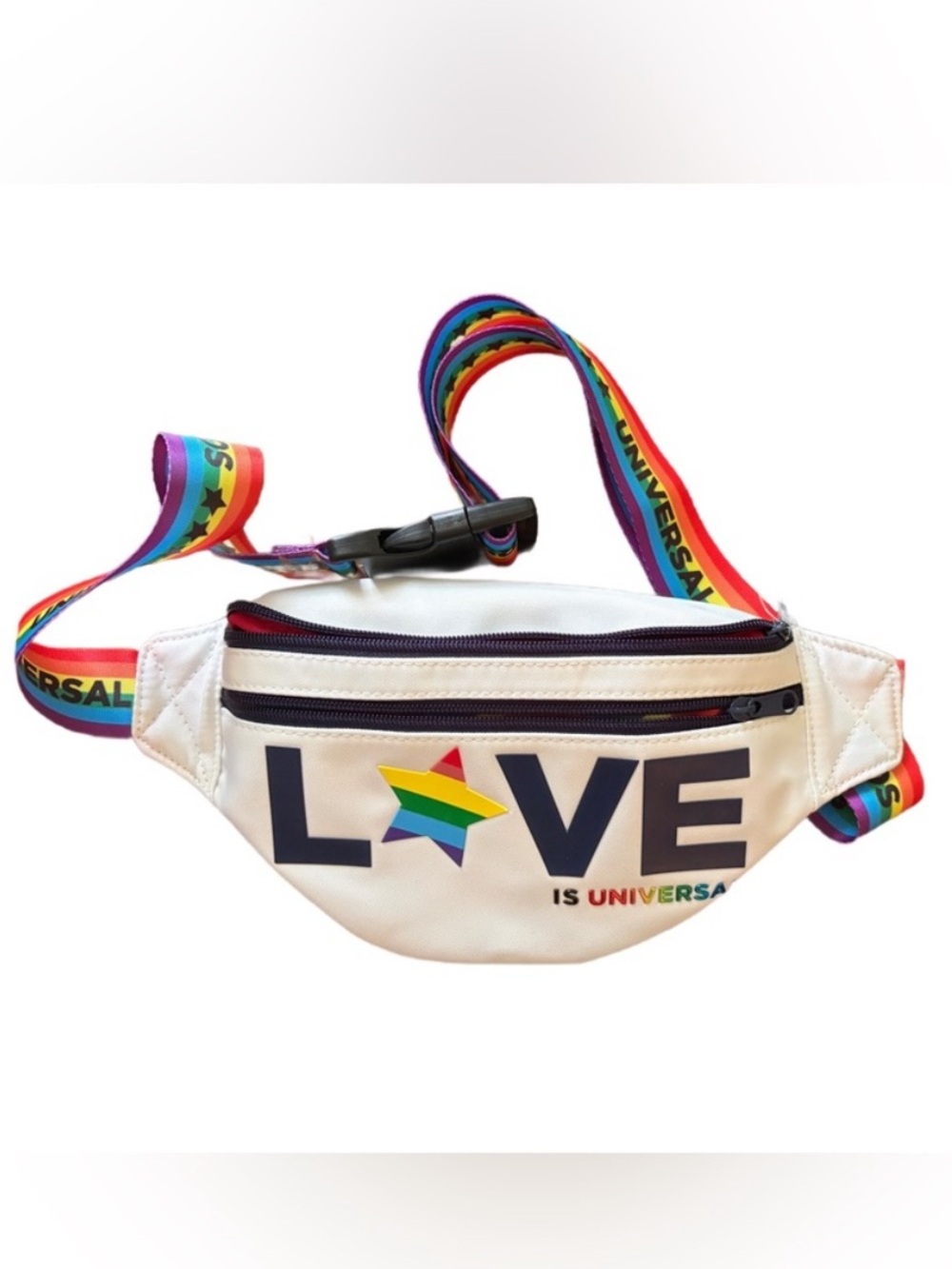 Official Universal Studios PRIDE Love is Universal waist bag